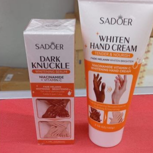 SADOER Whitening Hand Cream  Niacinamide & Vitamin C Brightening Moisturizer